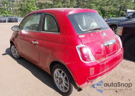 2012 Fiat 500 Pop z USA, uszkodzony, nr VIN 3C3CFFAR2CT233790
